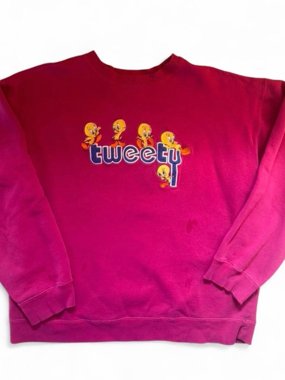 Warner Bros. Studio Store Pullover - Bright Pink/Red